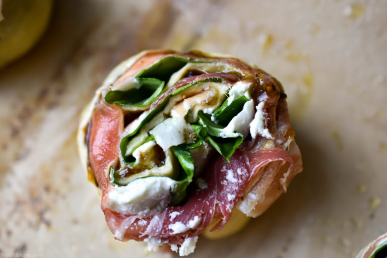 Fig, Prosciutto & Goat Cheese Pinwheels Social Buttercream