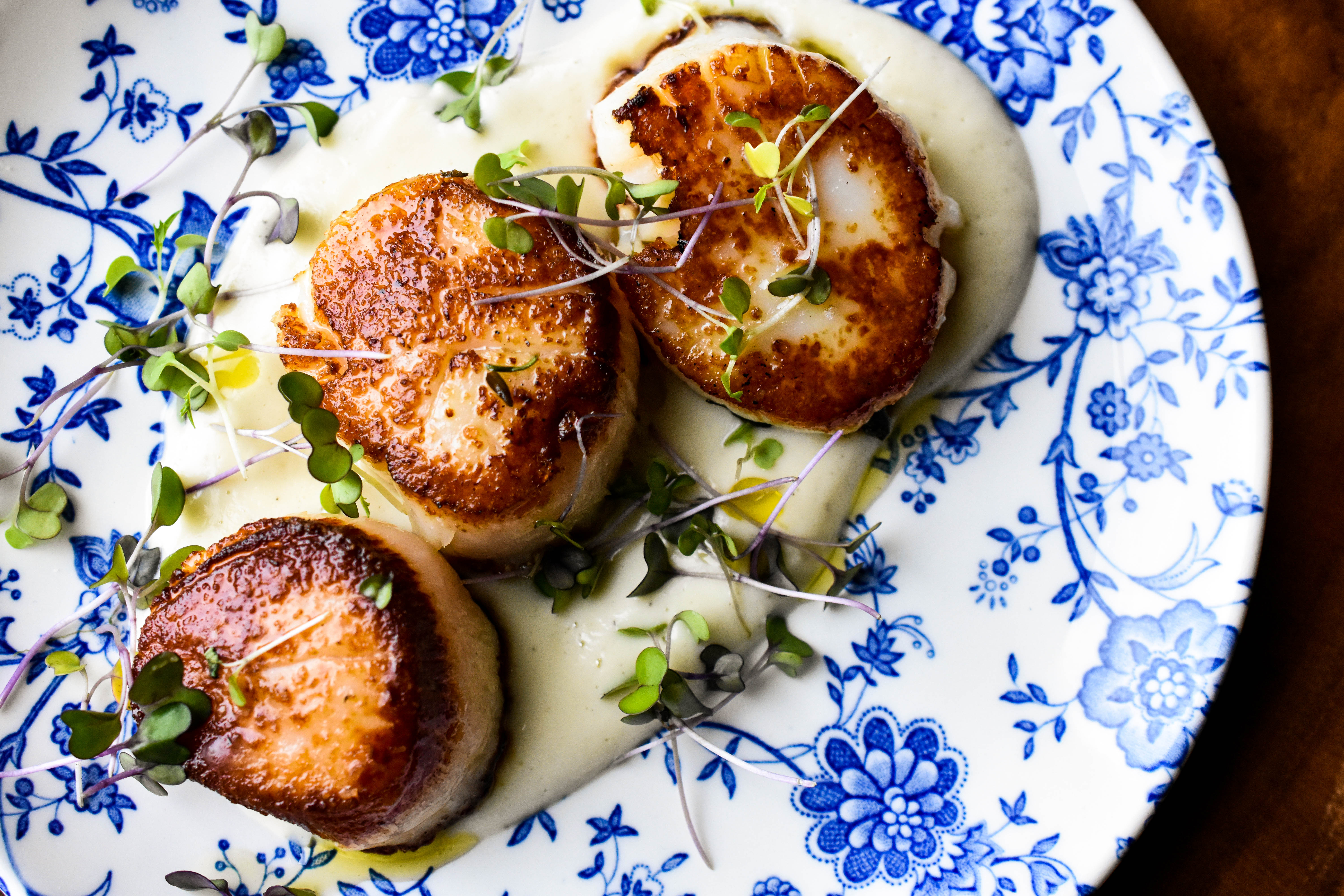 Seared Scallops With Cauliflower Puree! Simple, Elegant Excellence ...