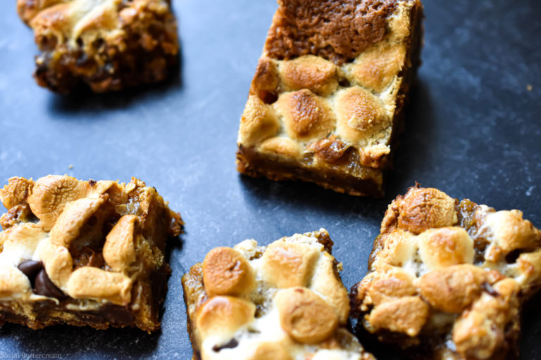 S'mores Cookie Bars! You Need These! | Social Buttercream